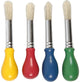 Creativ Company Brushes pour enfants, L: 11,5 cm, D 13 mm, b: 11 mm, rond, 4 pièces 1 boîte