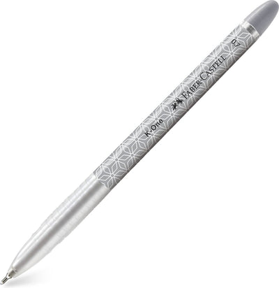 Stylo à bille Faber-castell - k-one - 0,7 mm - noir - boîte de 10 pièces - fc-643099
