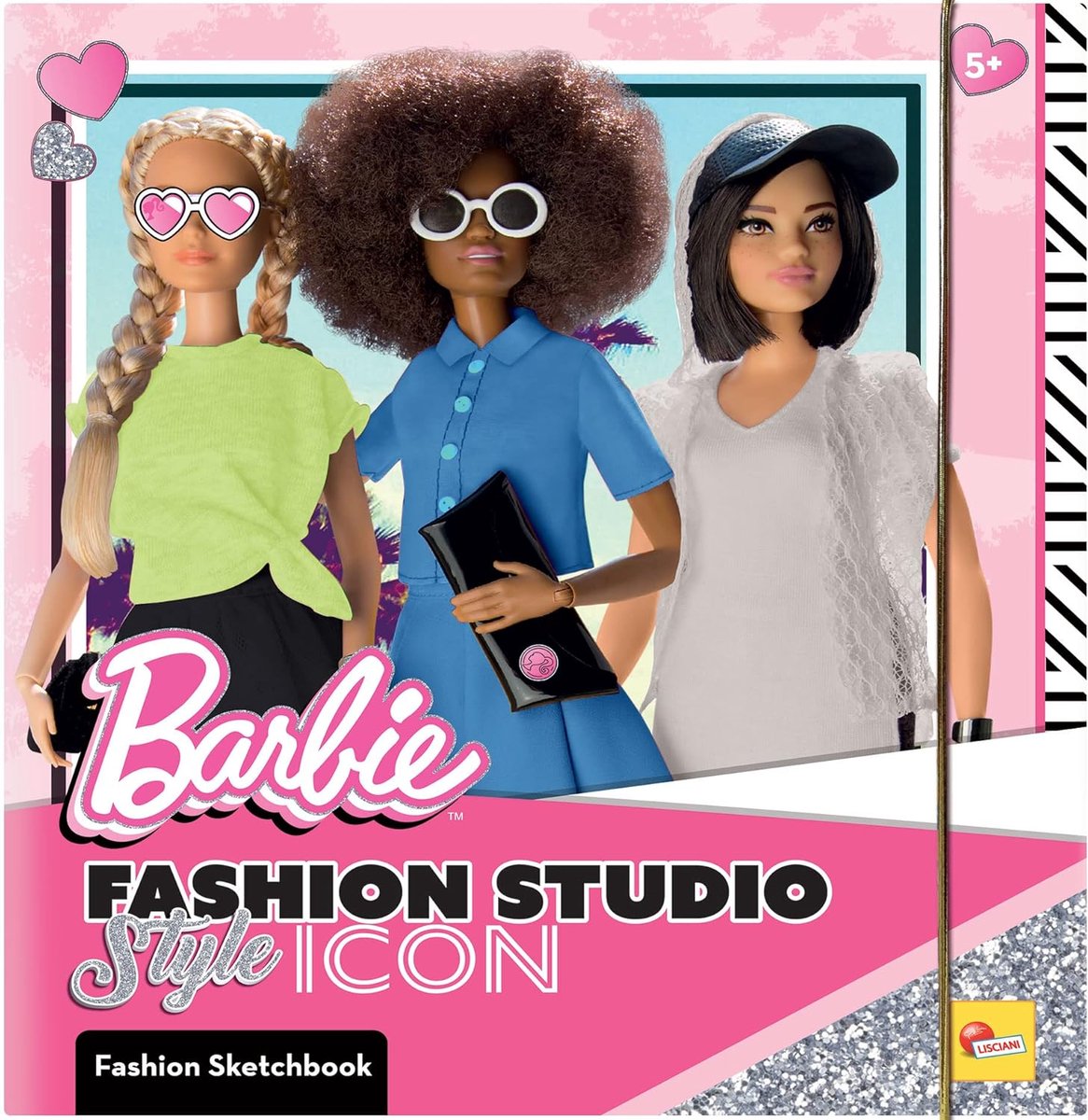 Icône de style carnet de croquis Lisciani Barbie - studio de mode