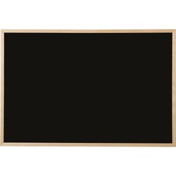 Tableau noir bi bureau pin 900x600mm noir