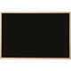 Tableau noir bi bureau pin 900x600mm noir