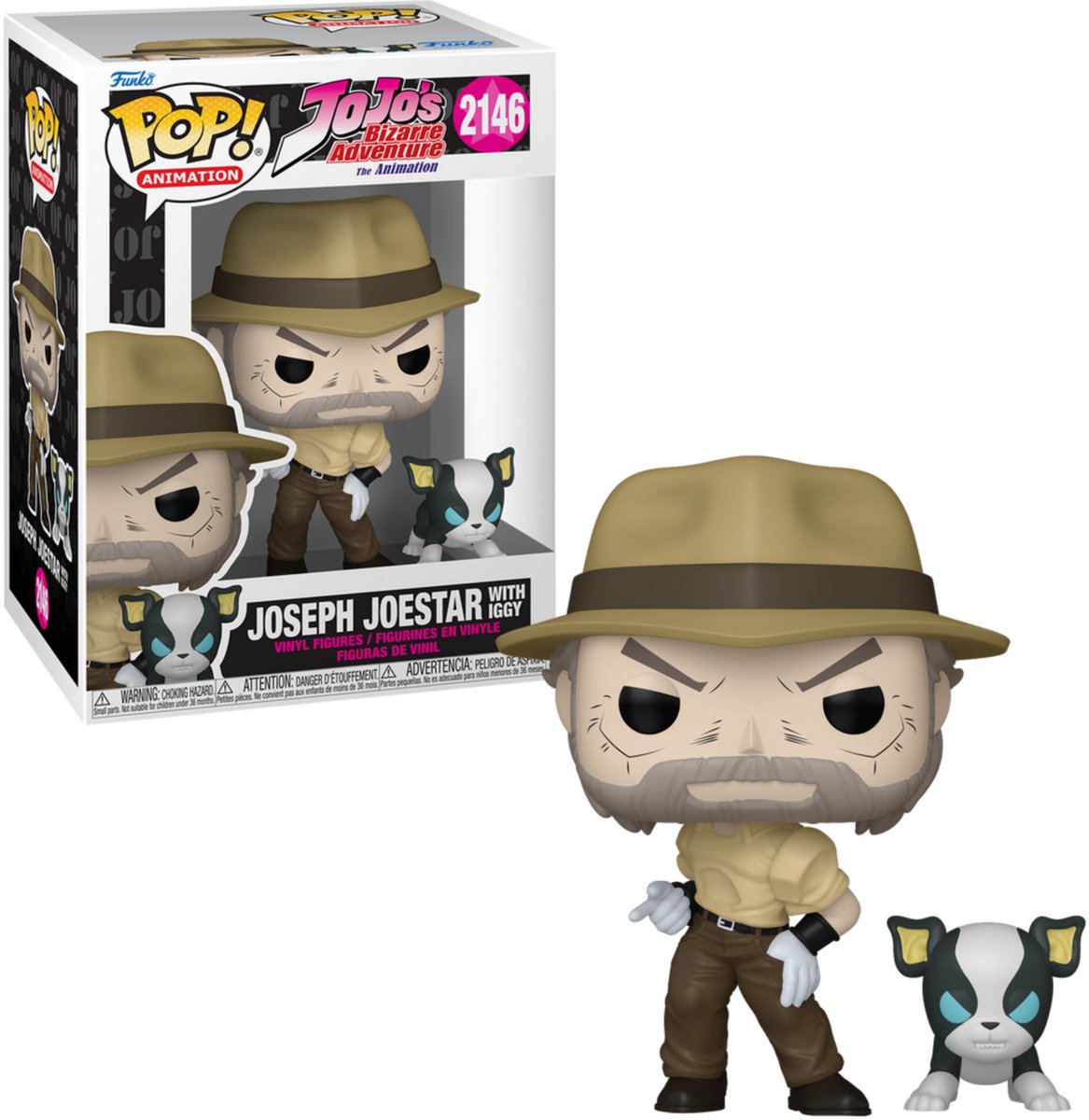 La pop aventure bizarre de Funko Jojo ! figurines en vinyle d'animation copain joseph iggy 9 cm