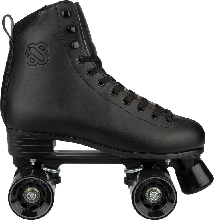 Patins à roulettes Nijdam cuir - ramblin' roller - noir - taille 40