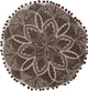 Coussin cizzy collection créative, marron, coton