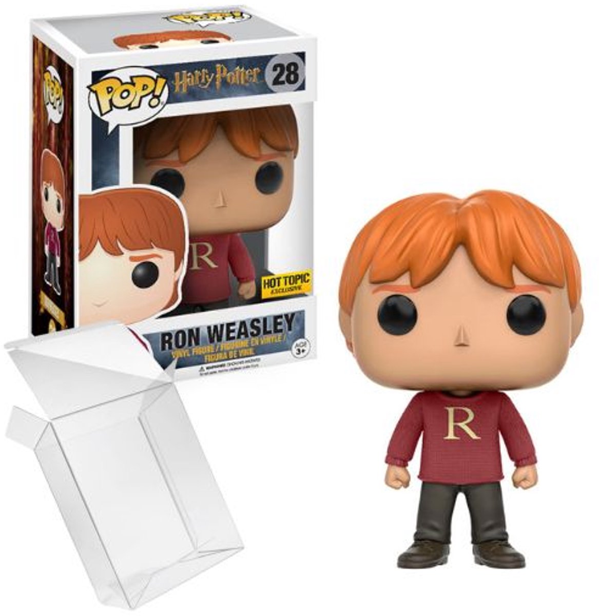 Funko-pop ! Harry Potter : Ron en pull - édition limitée