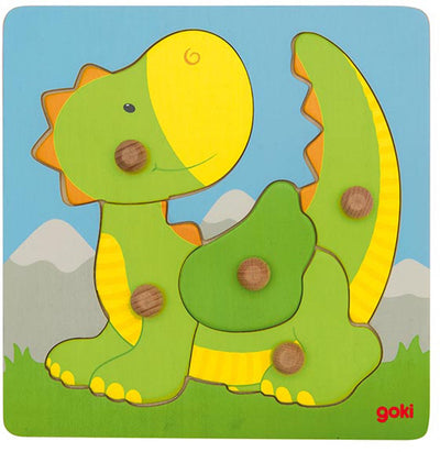 Goki Wooden Stud Puzzle Dragon, 5e.
