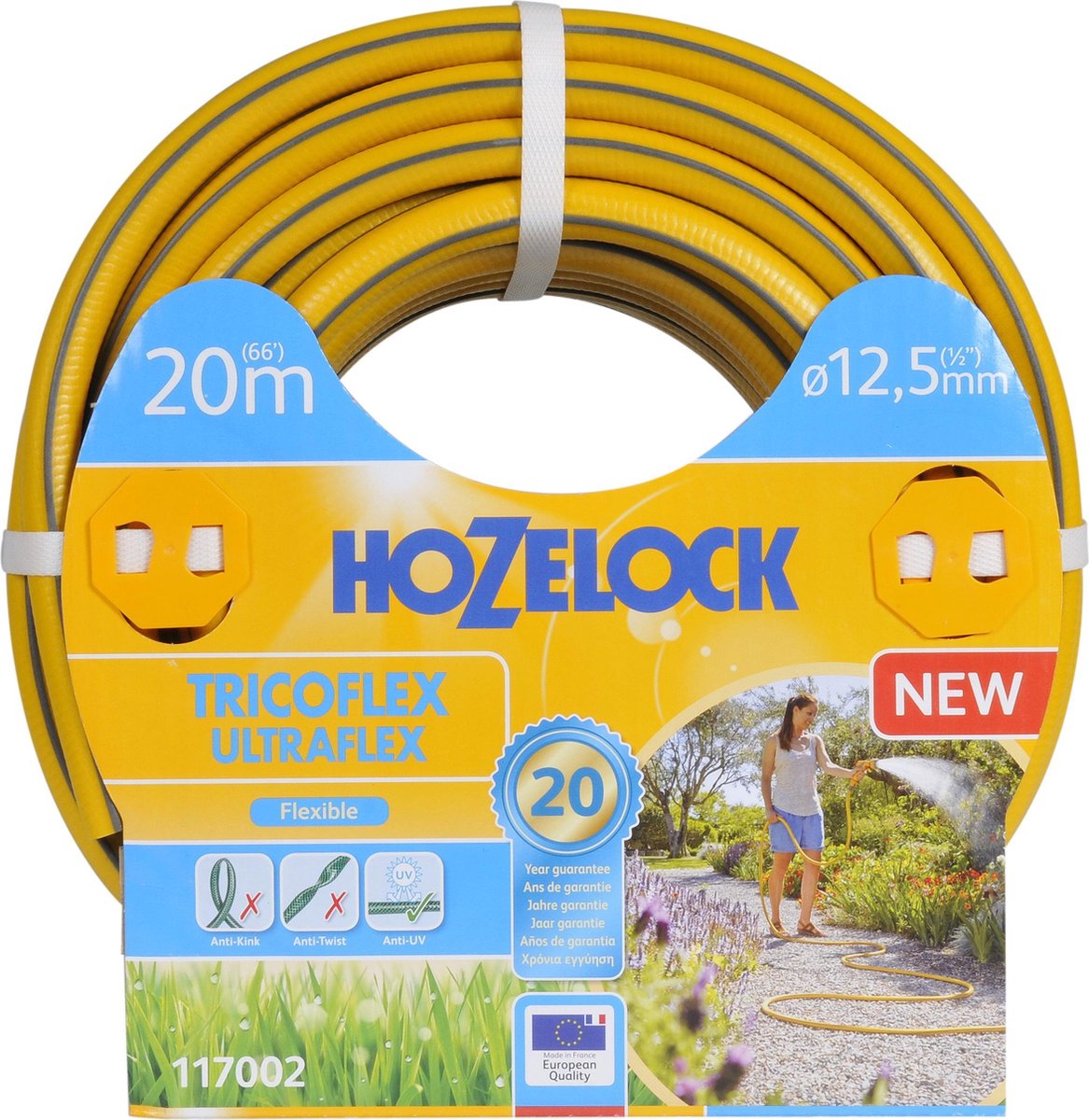 Tuyau Hozelock tricoflex ultraflex ø 12,5 mm 20 mètres