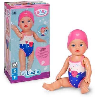 Lizzie nageuse bébé né (30 cm)