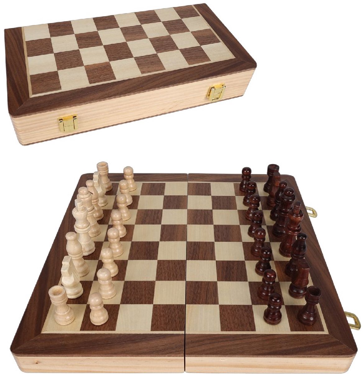 Jeux de clown - jeu d'échecs de luxe - Bois certifié FSC