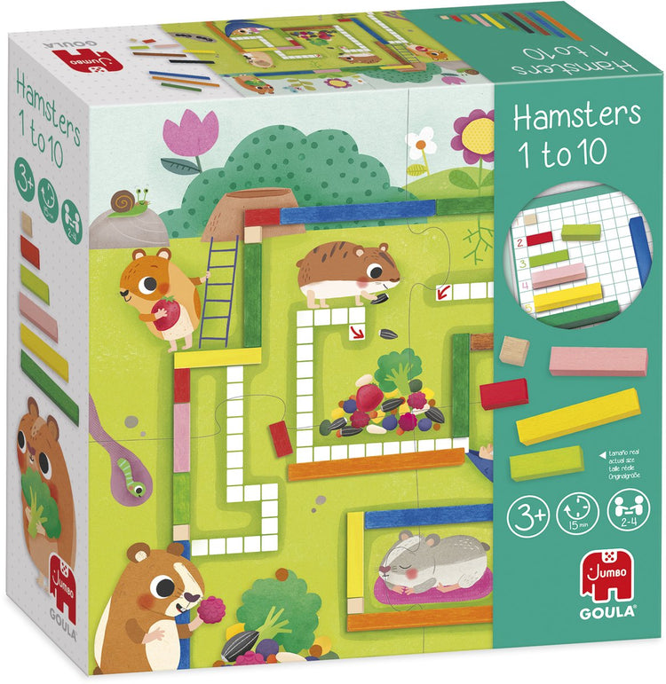 Goula Hamsters 1 à 10 Jeu de calcul éducatif