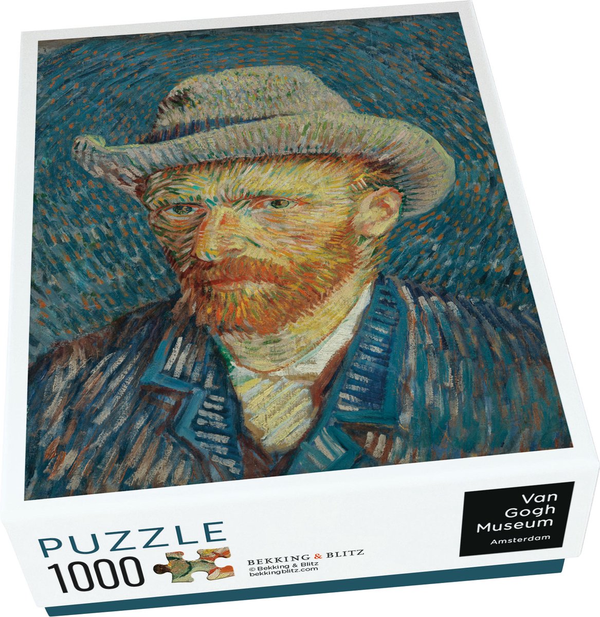 Bekking blitz - puzzle - 1 000 pièces - art - autoportrait - autoportrait - vincent van gog - musée van gogh amsterdam