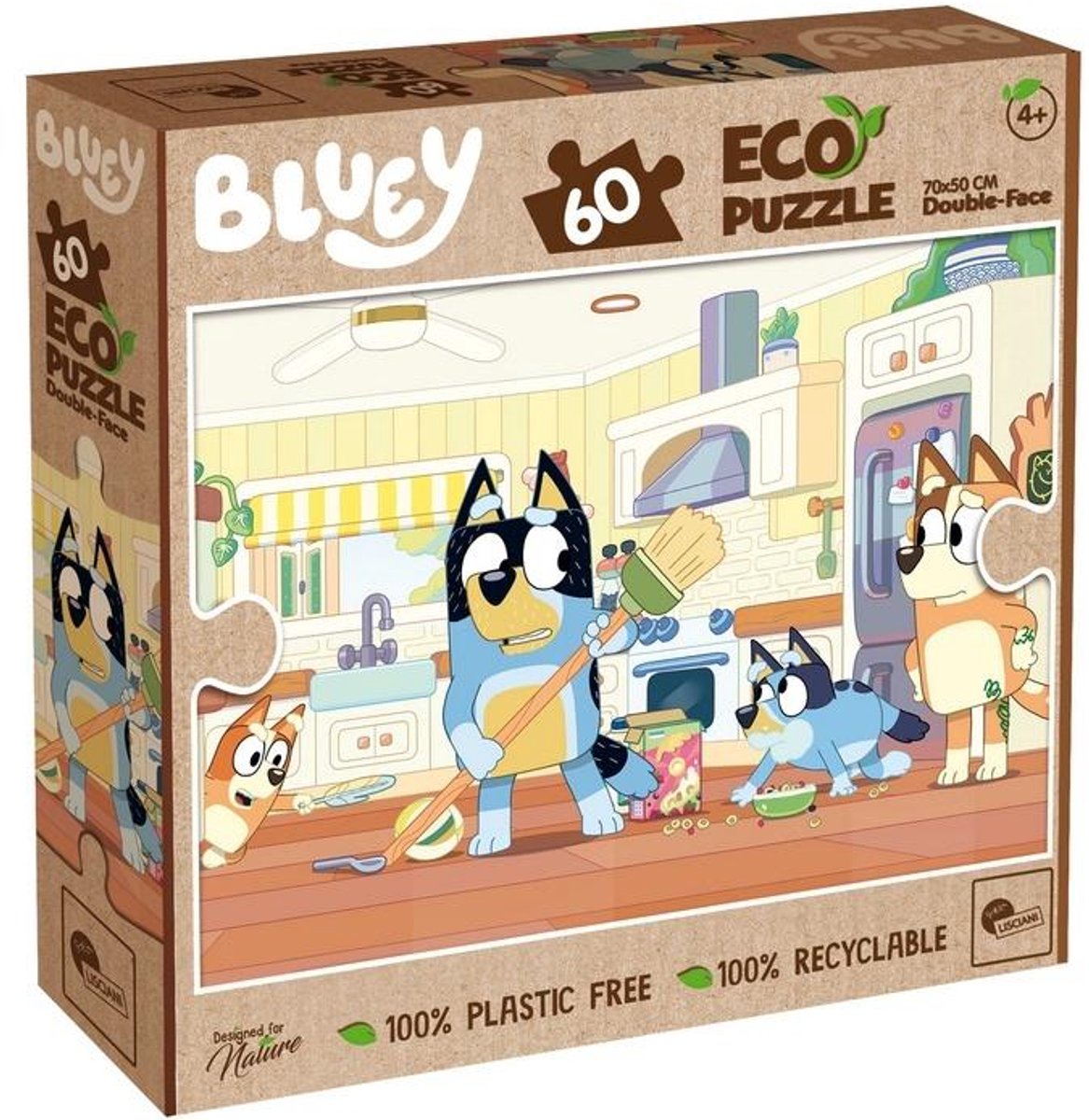 Lisciani bluey éco puzzle df 60