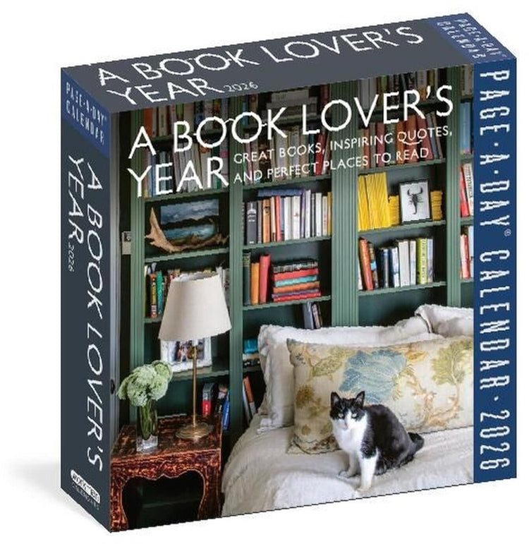 Calendrier page par jour 2026 pour les amoureux des livres : d'excellents livres, des citations inspirantes et des endroits parfaits pour lire