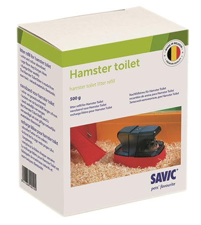 Toilettes de hamster sauvages