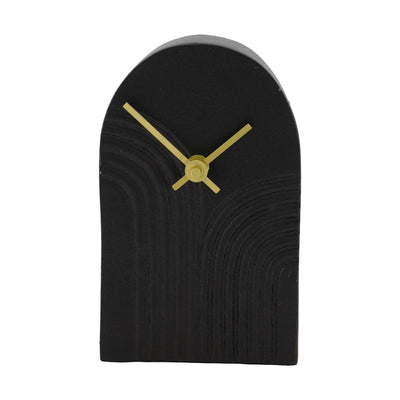 Dijk natural collections horloge aluminium noir 10x4x16,5cm