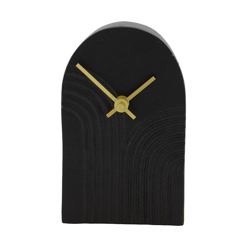 Dijk natural collections horloge aluminium noir 10x4x16,5cm