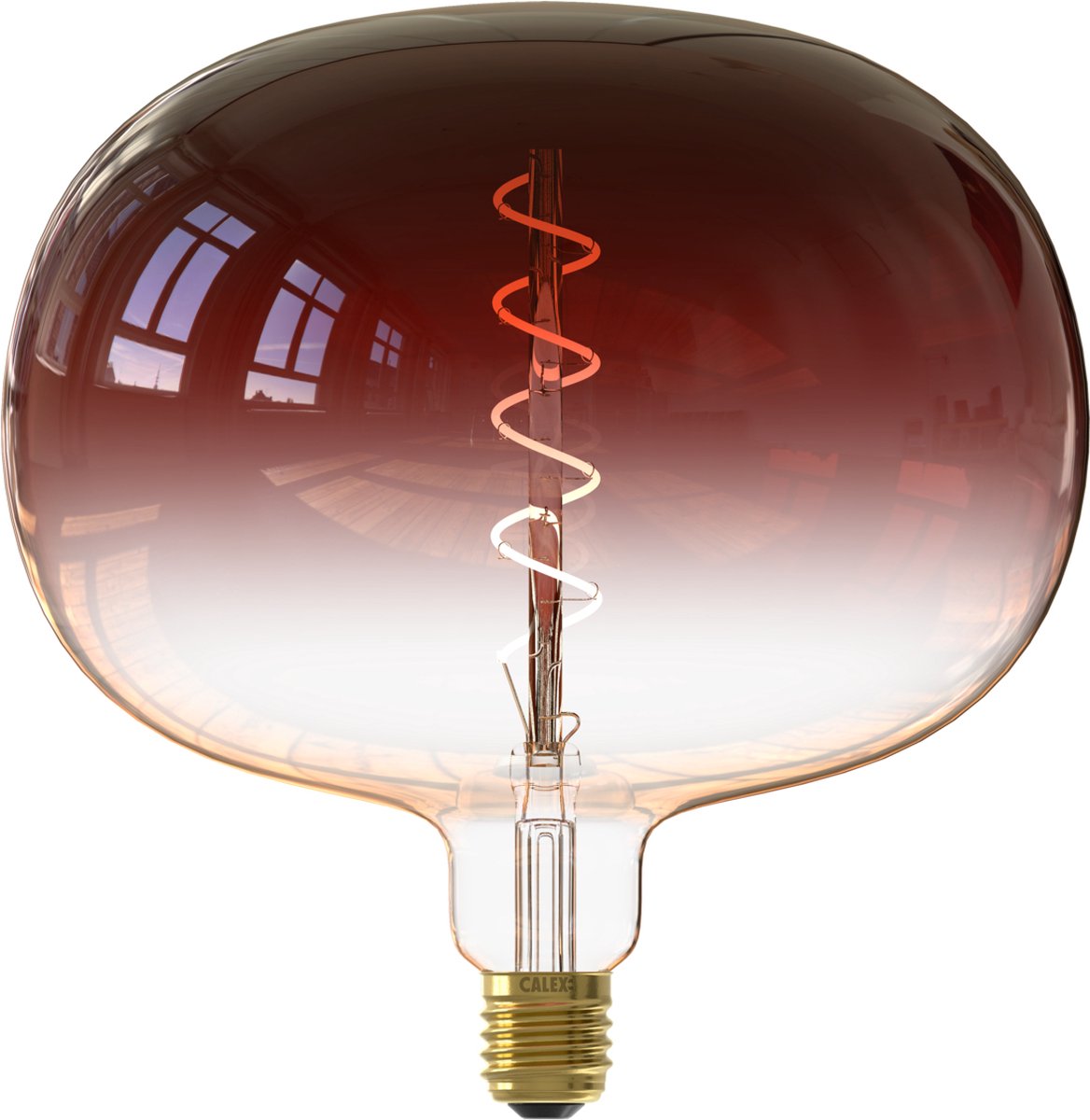 Calex boden colours marron - lampe LED e27 - source de lumière à filament dimmable - 5w - lumière blanc chaud