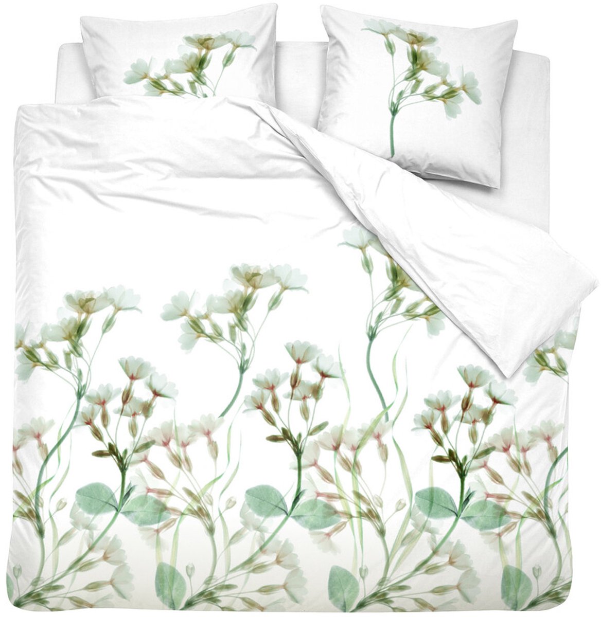 Housse de couette Cendrillon satin serein - blanc - 240x220