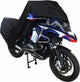 DS cover flexx housse de moto à l'intérieur - housse anti-poussière extensible - respirante - protège contre les rayures de la poussière - noir - taille xxl -