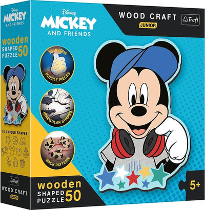 Trefl - puzzles - artisanat en bois junior - dans le monde de Mickey Disney Mickey Mouse et Friends_fsc mix 70%