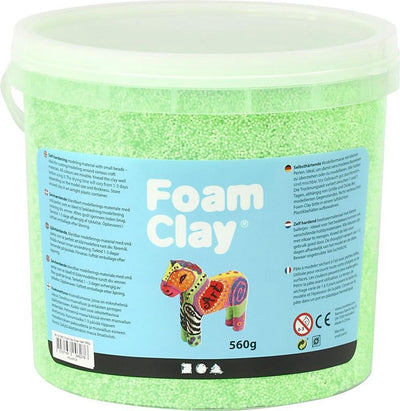 Clay en mousse - Vert néon, 560gr.