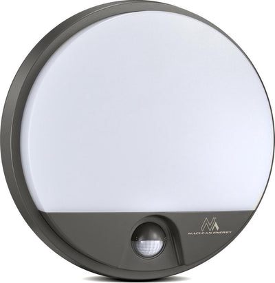 Maclean - applique - lampe d'extérieur - lampe LED avec détecteur de mouvement infrarouge mce291 gr 1100lm 15w ip54 - gris