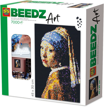 Ses Beedz Art - Vermeer, fille avec la perle