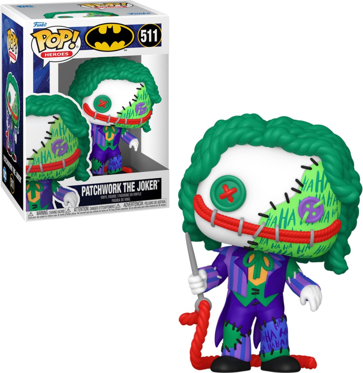 Funko-pop ! animation : dc patchwork - le joker
