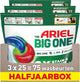 Dosettes de lessive 3en1 Ariel le grand original - 3 x 25 lavages