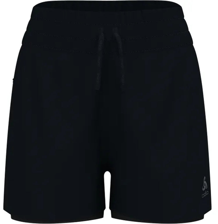 Odlo Zeroweight 3 pouces 2-en-1 short de course 2.0 - femme - noir - m