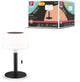 Paulmann lampe à batterie solaire bartja ip44 dimmable 2700k noir