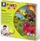 Fimo kids 8034 - pâte à modeler durcissant au four - jeu de formes - dinosaure
