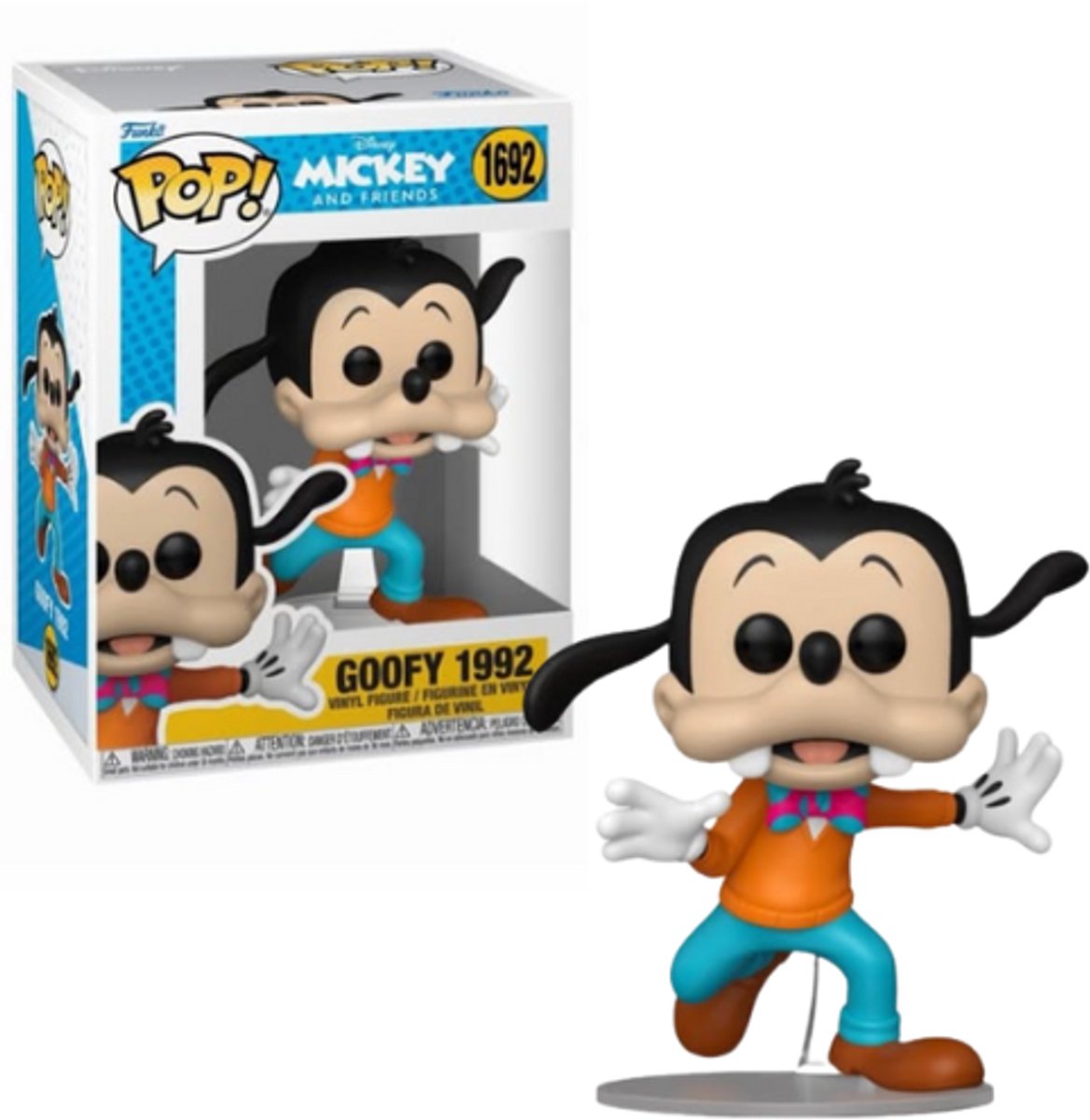 Funko-pop ! Disney : Mickey et ses amis - Dingo (1992) #1692