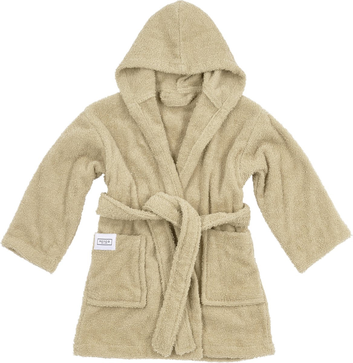 Peignoir Meyco baby uni - tissu éponge - sable - 86 92
