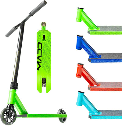 Trottinette freestyle Madd Gear - Viral Purge Cobalt - Hauteur guidon 83 cm - à partir de 8 ans - Roues 110 mm