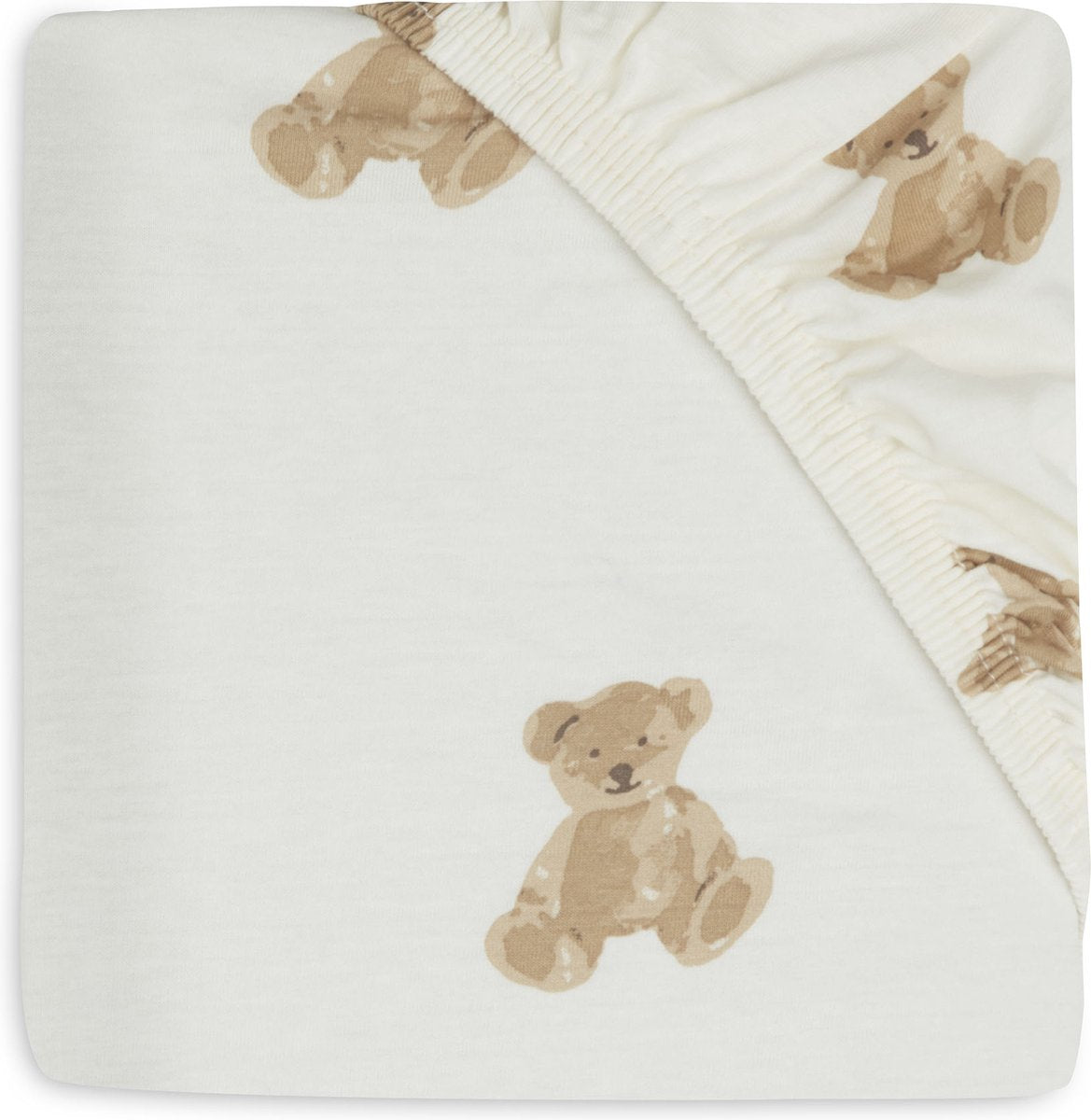 Jollein drap-housse bébé berceau - ours en peluche - jersey - 60x120cm