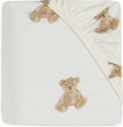Jollein drap-housse bébé berceau - ours en peluche - jersey - 60x120cm