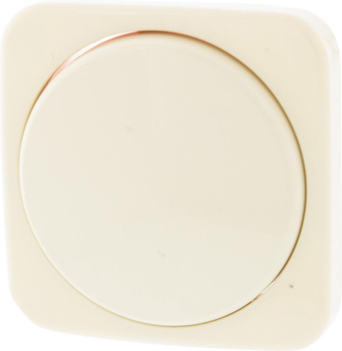 Plaque centrale Busch-Jaeger avec bouton pour variateur crème
