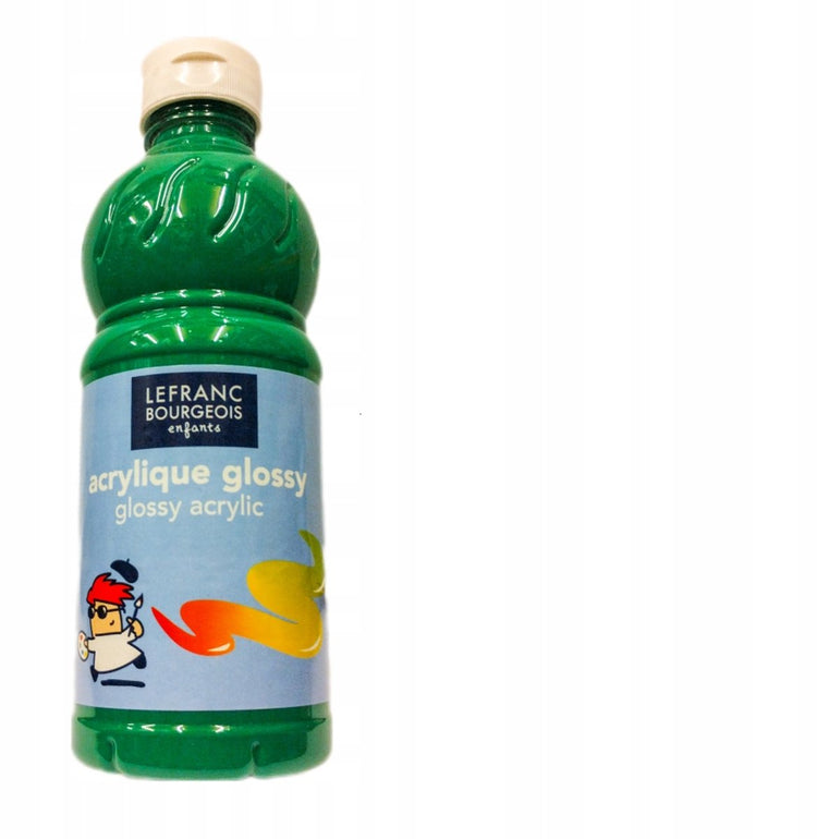 Lefranc bourgeois peinture acrylique lefranc brillant vert brillant 500ml