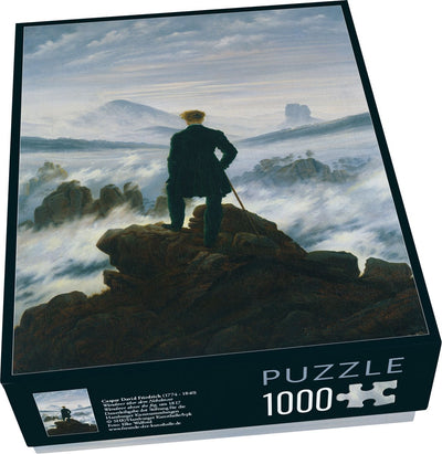 Bekking blitz - puzzle - 1 000 pièces - art vagabond über dem nebelmeer - caspar david friedrich - hamburger kunsthalle