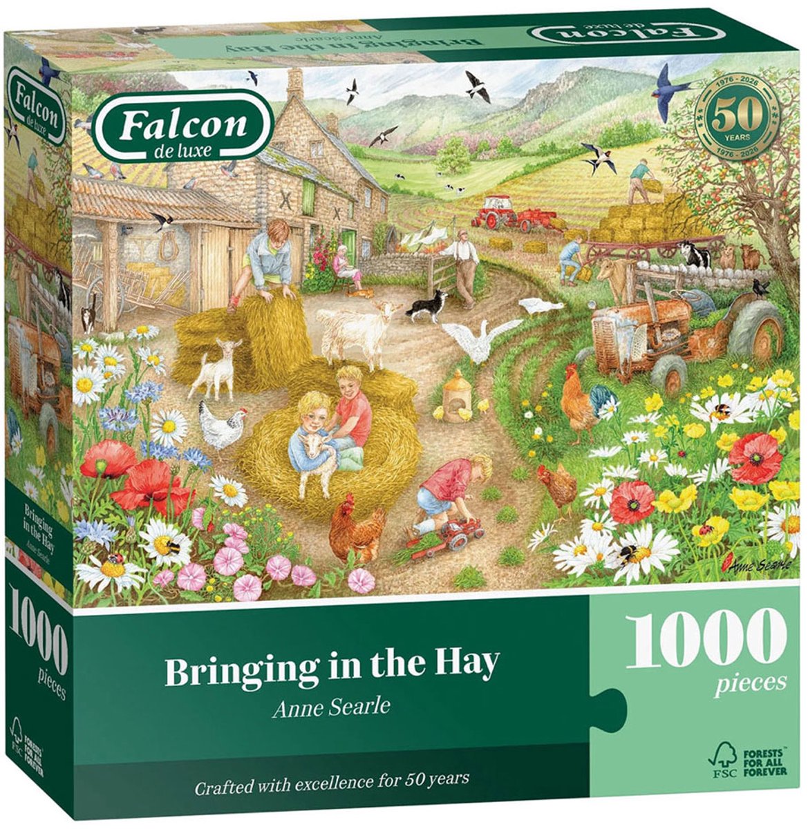 Faucon géant rapportant le foin - 1000pcs.