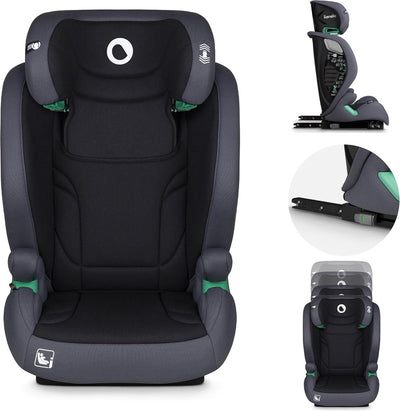 Siège auto Lionelo igo i-size - isofix - 100-150 cm - groupe 2-3 - 15-36 kg - mousse à mémoire de forme - appui-tête tri-guard - dossier réglable - housse amovible - ajustement universel