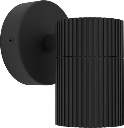 Applique d'extérieur Eglo tomelloso - gu10 - 12 cm - noir