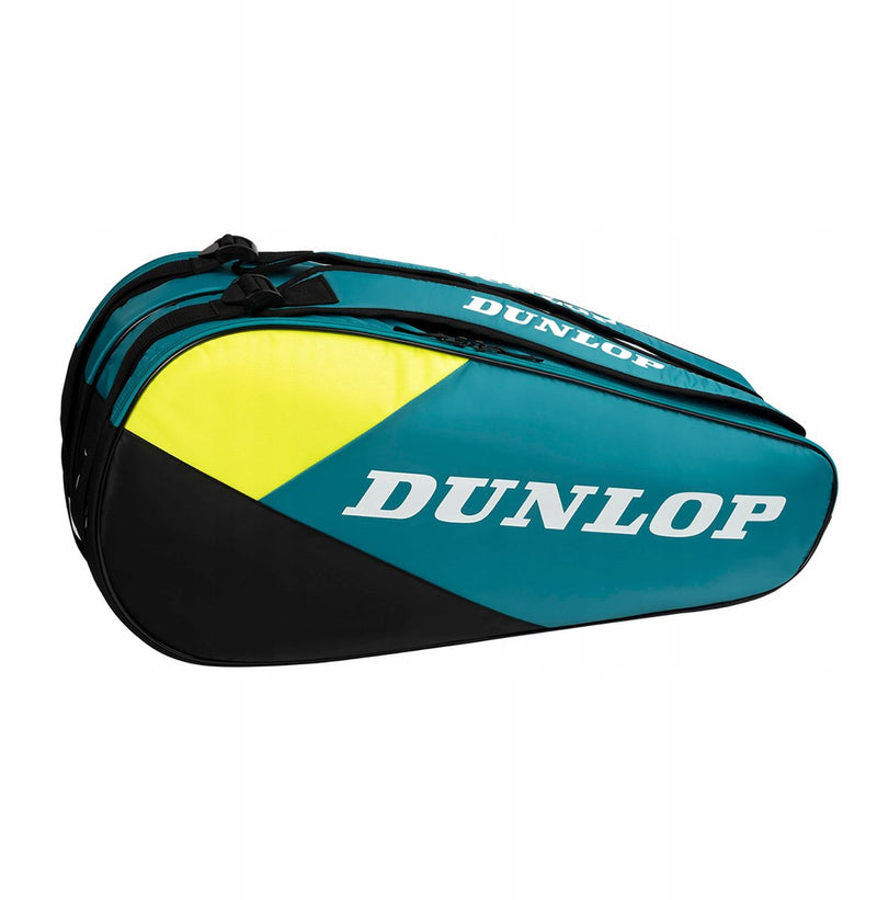 Dunlop - sx club - 6rkt - sac de tennis - acier noir jaune