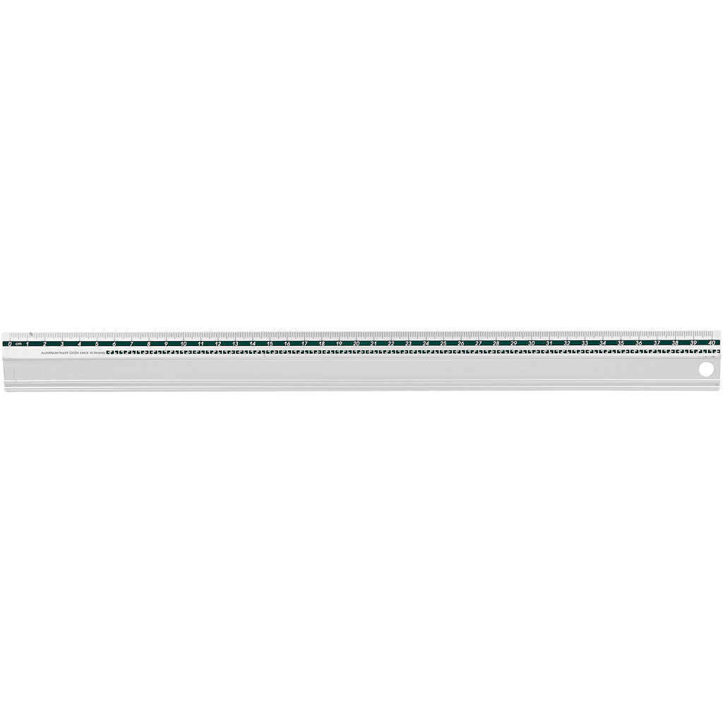 Règle de coupe en métal Creativ company, l: 40 cm, 1 pièce