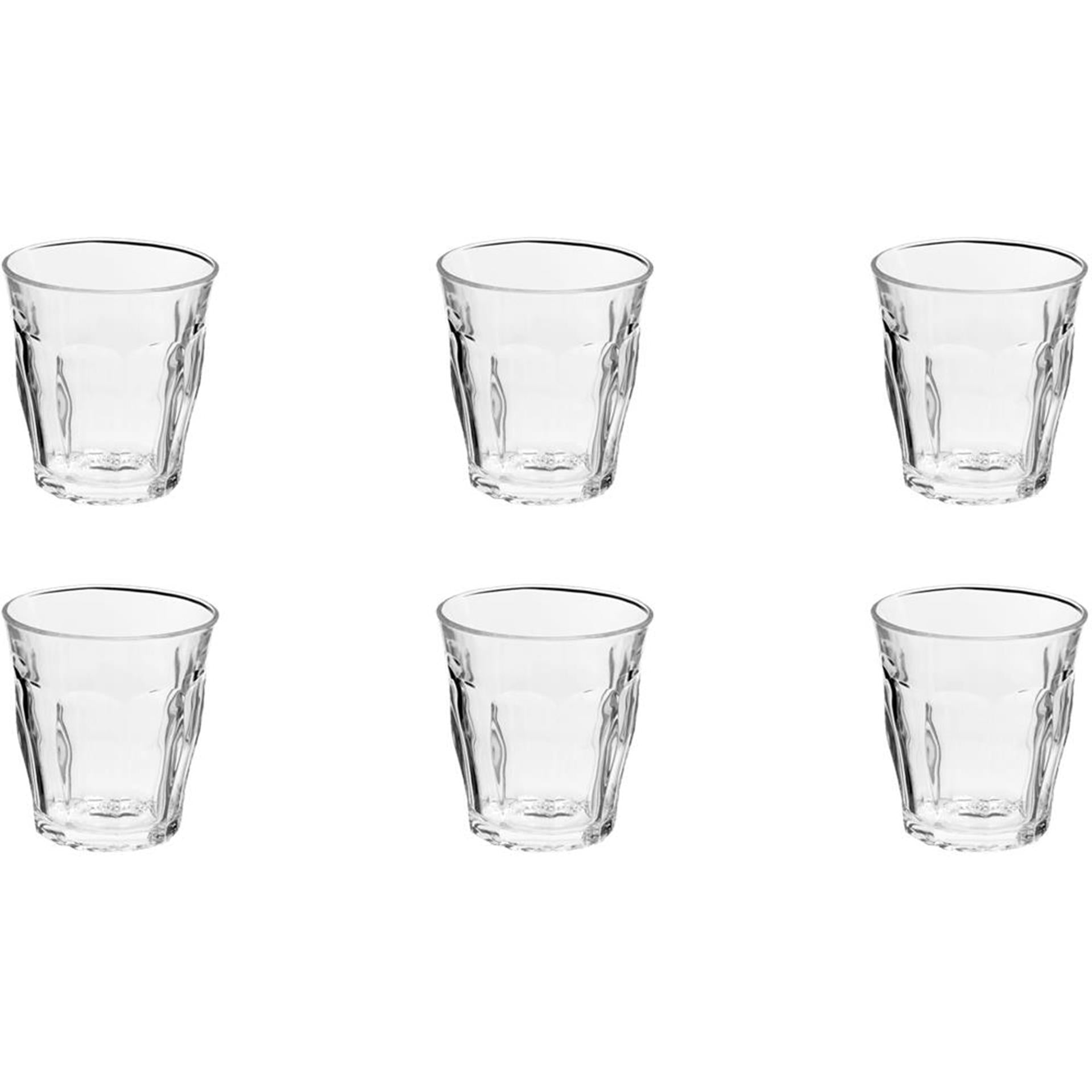 Verre Duralex picardie 250ml 6 pièces