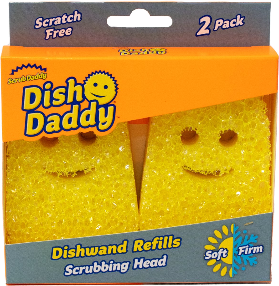 Recharge brosse à vaisselle Scrub Daddy Dish Daddy - 2 pièces