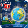 Ravensburger xxl Kinder Globe Night Edition in English 3D Puzzle, 180st.