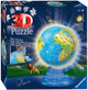Ravensburger xxl Kinder Globe Night Edition in English 3D Puzzle, 180st.