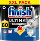 Tablettes pour lave-vaisselle Finish Ultimate Infinity Shine Citron - 80 gélules - boîte trimestrielle